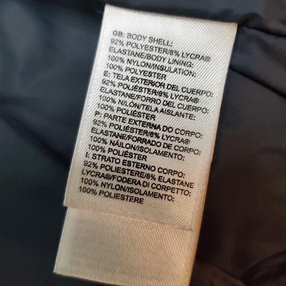 The North Face Vest Heathered Gray/Pink Size Medium Women’s Quilted Puffer - Picture 10 of 12